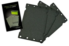  Window Tint Tools Tri-Edge Smooth-it (REPLACEMENT) Mat Grey 3Pcs