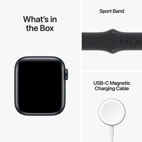 Apple Watch SE (2022) 40mm Midnight Aluminum Case, M/L CELLULAR - Zdjęcie 2 z 5