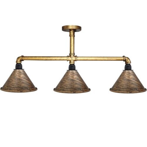Vintage Industrial Water Pipe Ceiling Pipework Pendant retro Steampunk