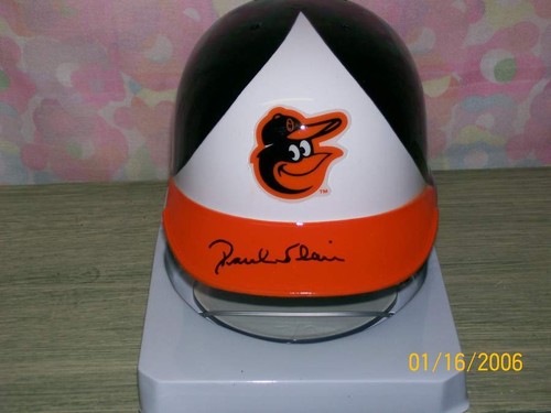 PAUL BLAIR SIGNED BALTIMORE ORIOLES MINI HELMET RIP! - Picture 2 of 2