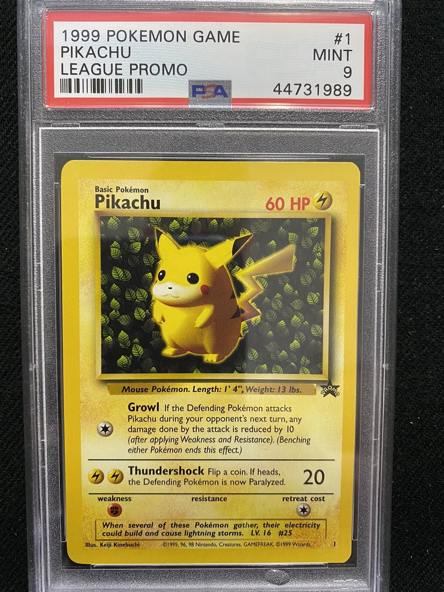 英版ピカチュウ PokeTour1999 - PSA MINT9 / 7643 1999 Pokemon Game League Promo Pikachu #1 PSA 9 Mint | eBay