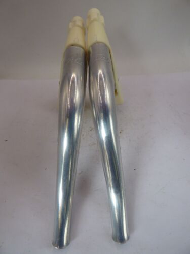 MAFAC COURSE 130 BRAKE LEVERS - WHITE BODIES (For Peugeot) - NOS - RARE - Imagen 7 de 11