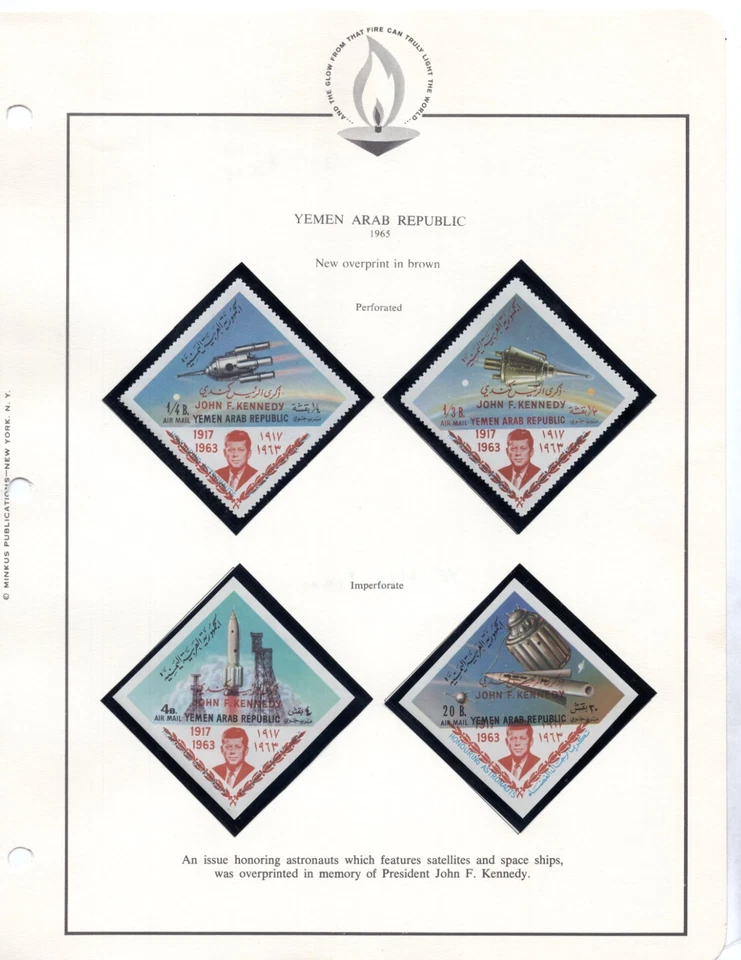 YEMEN REPUBLIC & KINGDOM 1964-1969 COLLECTION OF 125 STAMPS & 10 SOUVENIR SHEETS - Image 3 of 4