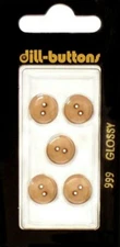 Dill Buttons ~ (0999) - 7/16" - 5 ct