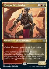 1x Kargan Warleader - Foil - Dark Frame Promo MTG - Zendikar Rising - NM-Mint