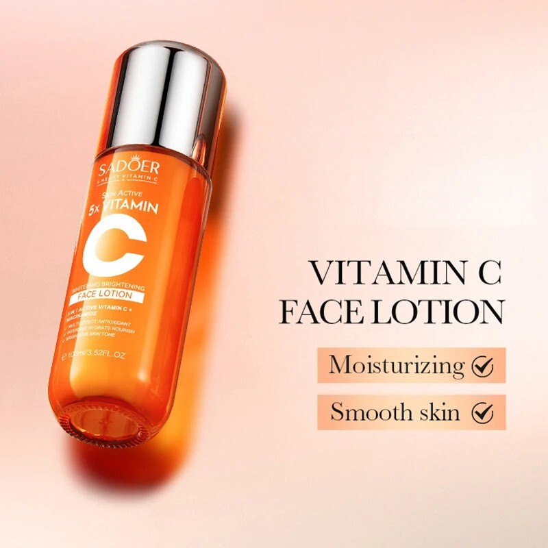 6pcs/Set SADOER Vitamin C Skin Care Sets Face Cream Facial