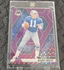 Panini 2025 Mosaic Danny White #240 Purple Mosaic Prizm 45 /49 Dallas Cowboys