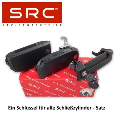 3x SRC TÜRGRIFF AUSSEN VORNE LINKS + RECHTS + SCHIEBETÜR FÜR VW TRANSPORTER T4