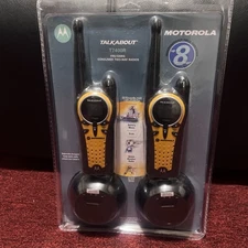 Motorola Talkabout T7400R FRS/GMRS Consumer Two Way Radio Yellow Black Sealed