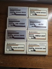 Commodore VIC-20 Lot Of 8 Games - UnTested