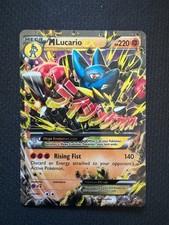 2014 M Lucario EX 55/111 XY-Furious Fists Ultra Rare Holo Full Art on eBay