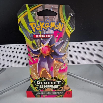 Pokemon Mega Evolution Perfect Order Sleeved Booster Pack NEW SEALED - Image 1 of 4