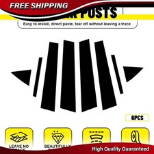 8x Door Pillar Window Trim Anti Scratch Sticker For Hyundai Elantra 2017-2020