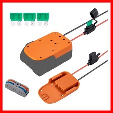Power Wheels DIY 18V Battery Adapter with Fuse Heavy-Duty Wire