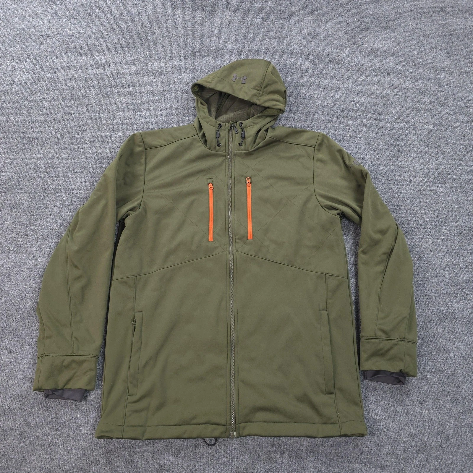 Under Armour Jacket Mens Large Green UA Storm ColdGear Infrared Hunting Outdoors