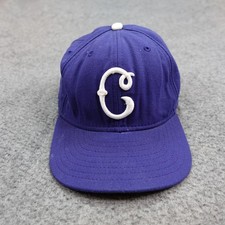 Vintage Cleveland Buckeyes Hat Cap Snap Back Blue New Era Negro Leagues Baseball