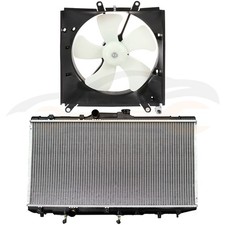 2 Pcs Engine Radiator Cooling Fan Kit For 1993-1997 Geo Prizm Toyota Corolla