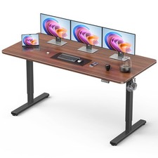 63" Standing Desk Adjustable Height, Sit Stand up Desk for Home Office Comp...