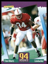 1994 Score #280 Trev Alberts Rookie RC Indianapolis Colts football card. rookie card picture