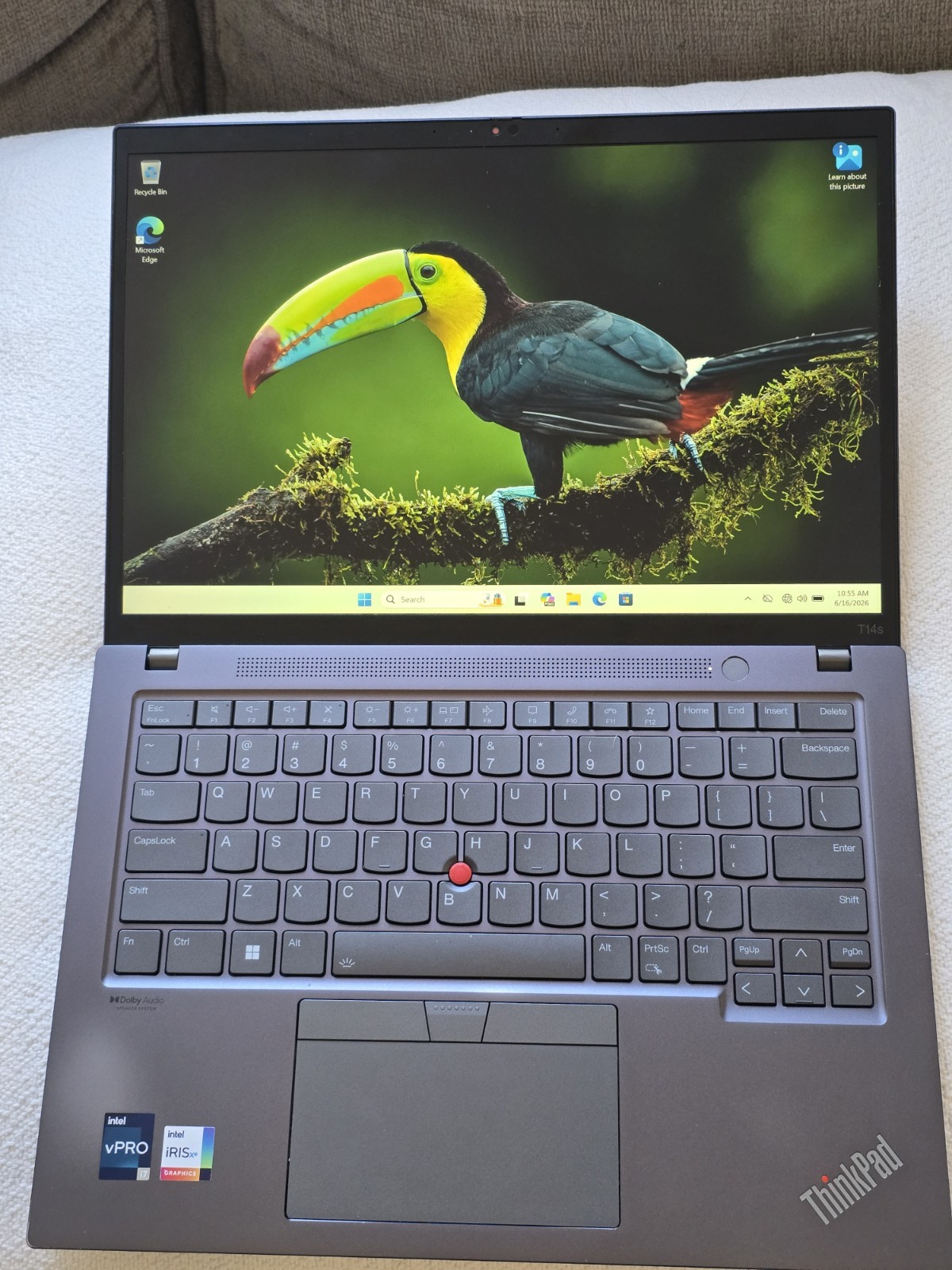 Lenovo ThinkPad T14s Gen 3, i7-1270P 12-cores, 16GB DDR4, 512GGB SSD Touchscreen