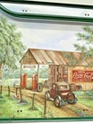 Vintage Coca-Cola TV Tray  Stand Mike Miller's Garage Kay Lamb Shannon
