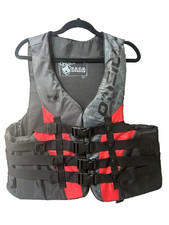 O'Neill Superlite Men s XXL Life Jacket Vest USCG Black Red Type lll PFD 3557