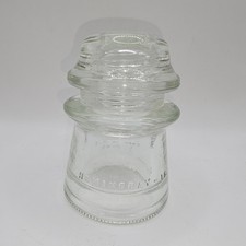 Hemingray #16 Clear Insulators Made in USA 6-48 (M-32)