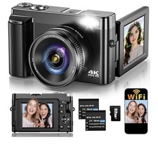 4K Digital Camera for Photography Autofocus,