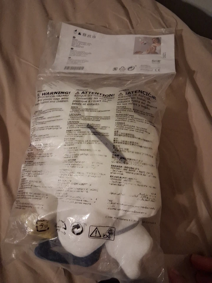 Berço móvel IKEA Himmelsk nuvens de pelúcia estrelas anomais multicolorido macio bebê NOVO - Imagem 3 de 3