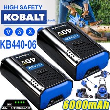1 2 Pack 6.0Ah For Kobalt 40V MAX Lithium-Ion Battery KB440-03 KB540-06 KB640-03