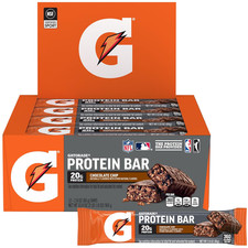 Gatorade Whey Protein Recover Bars, Chocolate Chip, 2.8 Ounce(Pack of 12) 15.33 per gallon