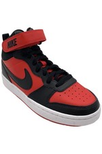 Nike Kid Boy's Court Borough Mid 2 Sneaker Red/Black