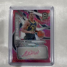 2023-24 Panini Spectra Aspiring Autographs Isaiah Wong #AA-IWG Pink Prizm /25 R…