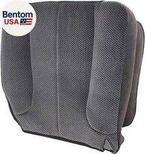 Cubierta de asiento de tela de repuesto para parte inferior del lado del conductor gris oscuro compatible con Dodge