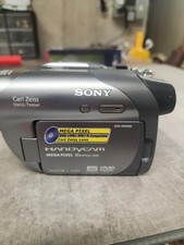 Sony Handycam DCR-DVD205 Camcorder Carl Zeiss 12x Zoom Not Tested
