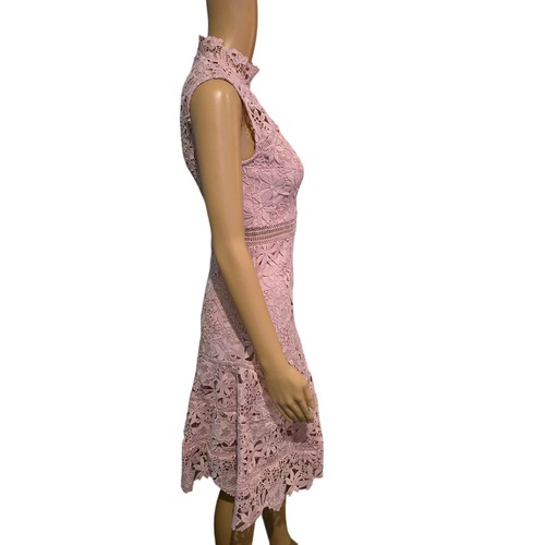 Bardot Light Pink Lace Elsie Sleeveless Dress 4 NWT - Picture 3 of 10