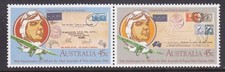 Australia 891a (890-91) MNH 1984 50th Anniversary Official Air Mail Service Pair