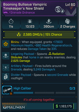 Borderlands 4 MODDED Ordnance Timekeeper's New Godmode Grenade PS PC XBOX