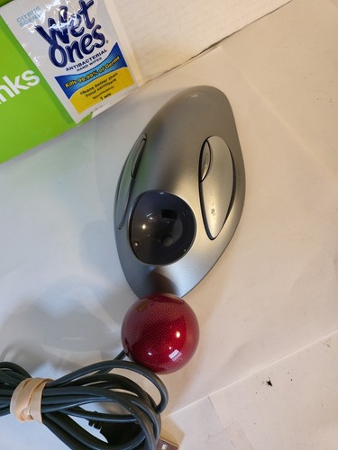 Logitech Logi T-BC21 810-000767 Marble Wired USB Trackball Mouse Working Good! - Picture 4 of 5