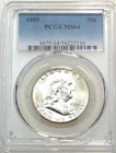 1955 P Franklin Half Dollar PCGS MS64 99% FBL Frosty Luster PQ New Holder #V261K