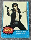 1977 Star Wars Card Topps Blue Series 1 #58 Harrison Ford as Han Solo -6