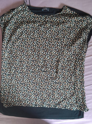 Damen T-Shirt von C&A, Yessica, Größe L, Schwarz/Bunt