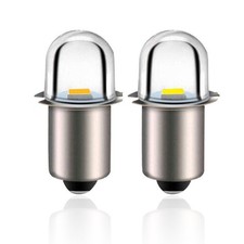 P13.5S LED Bulb 3V/4.5V/6V/12V/18V/24V DC Torch Replace Flashlight Warm/white