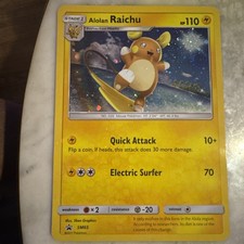 ⭐️Pokémon TCG Alolan RAICHU “COSMIC” Holo Sun & Moon SM65 Black Star Promo Jumbo on eBay
