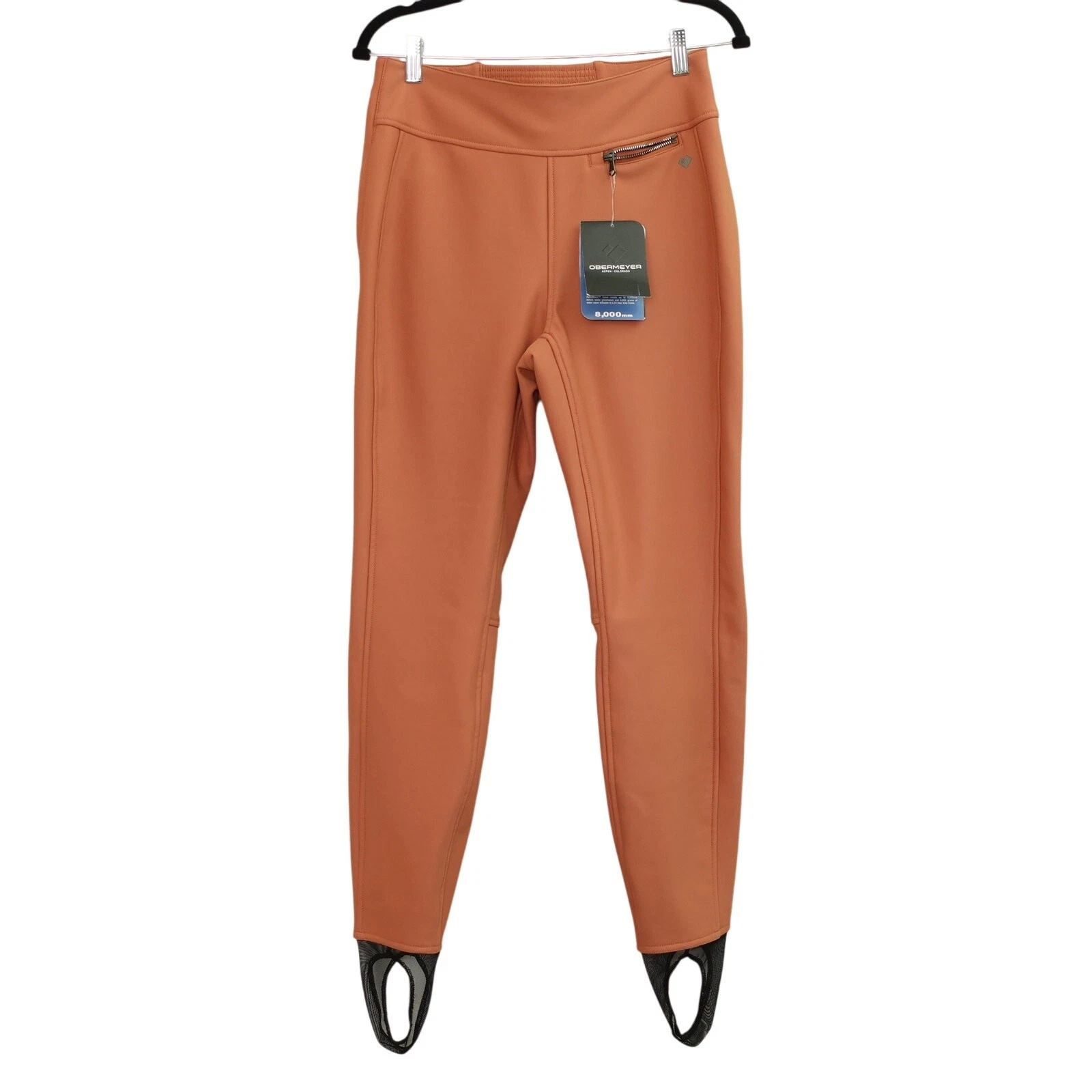 NWT Obermeyer Womens Jinks ITB Softshell Ski Pants Elastic Waist Copper Size 10
