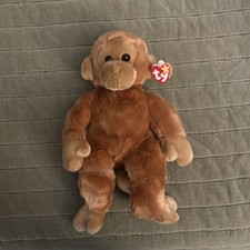 Ty Large Plush Beanie Buddy - Bongo the Monkey MWMT