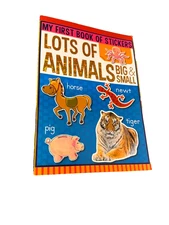 My First Book of Stickers - Lots of Animals Big or Small - Activity Book for Kid