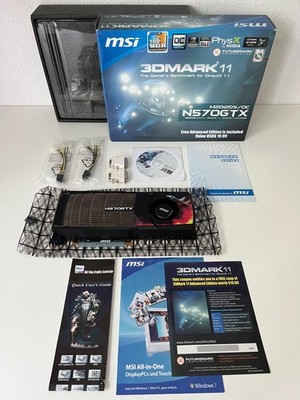 MSI N570GTX - NVIDIA GEFORCE GTX570 - 1280MB - PCI-E - BOXED - NEW - NEVER USED