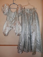 Women s Cinderella Princess Costume Fairy Tale Royal Gown real Dress cosplay Med