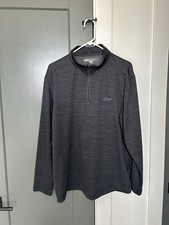 Greg Norman 1/4 Zip Pullover Men  s Size XL Gray